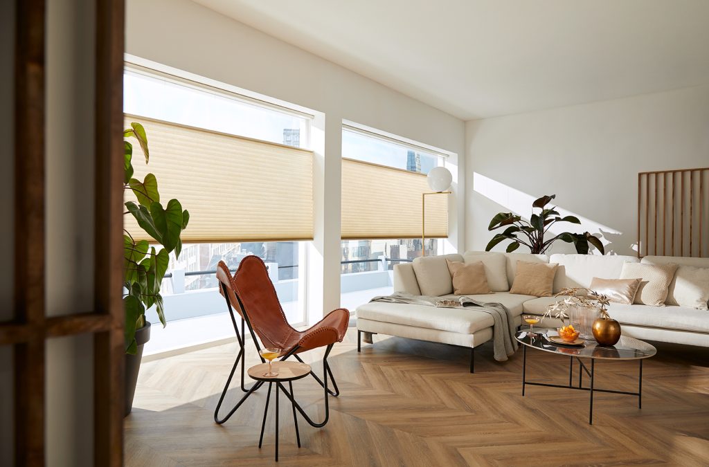 Plissé en duette gordijnen​ - Woninginrichting Wesseldijk